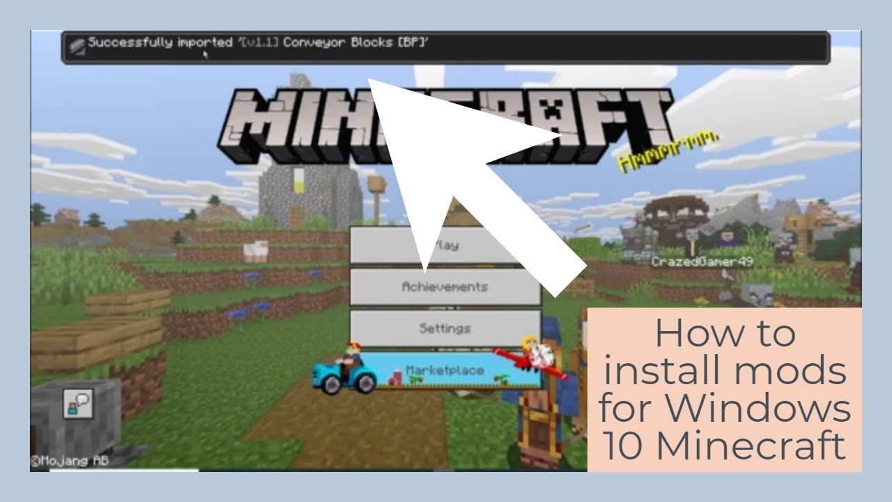how to install bump mapping minecraft